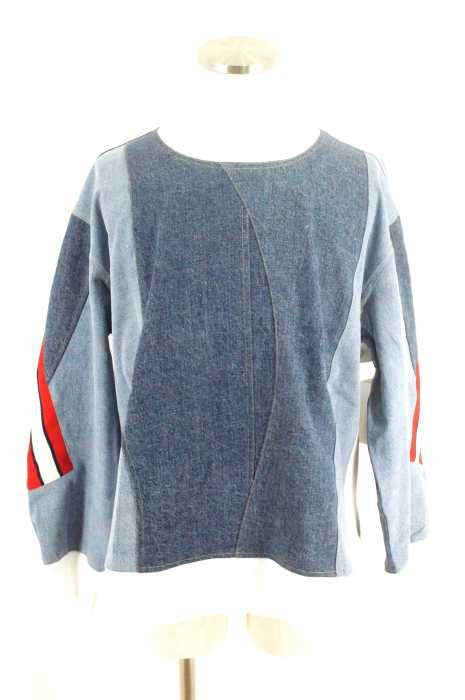 FACETASM （ファセッタズム） 16SS XXL DENIM LINE SWEAT SHIRT メンズ トップス