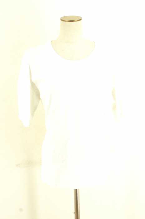 Maison Martin Margiela （メゾンマルタンマルジェラ） 15SS バックギャザーデザインクルーネックTシャツ レディース トップス