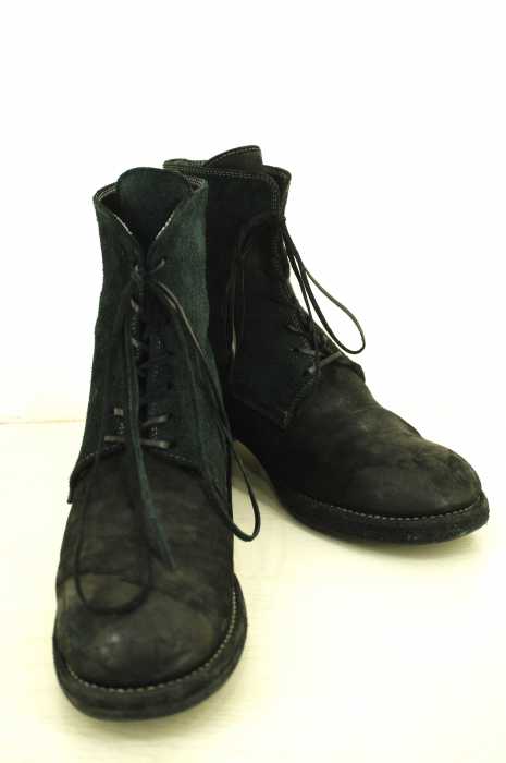GUIDI(グイディ) 8ホール スエード メンズ シューズ