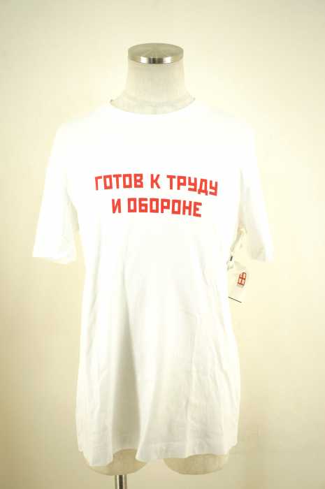 Gosha Rubchinskiy  （ゴーシャラブチンスキー） Tshirt Rotob K Tpyay プリントTシャツ メンズ トップス