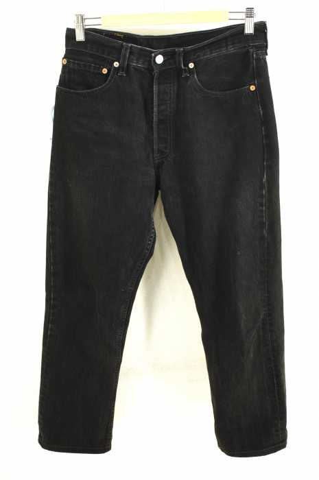 Levi's (リーバイス) ボタン裏555 501 ブラックデニム メンズ パンツ