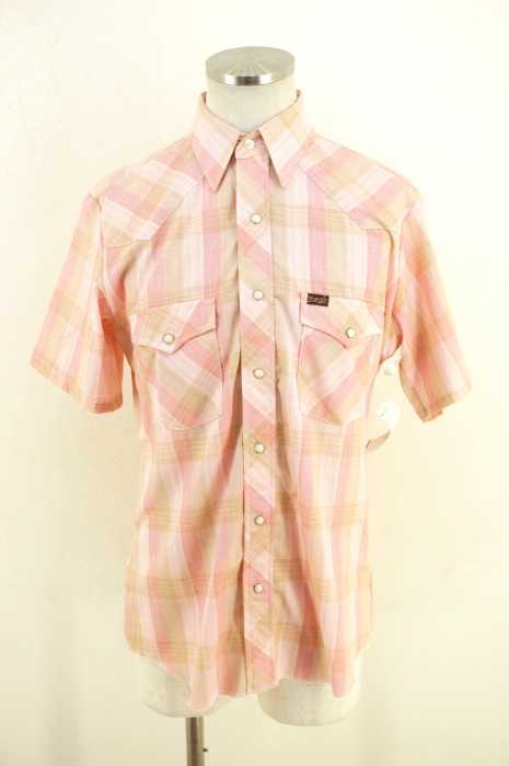 Wrangler (ラングラー) 80S 半袖ウエスタンシャツ メンズ トップス