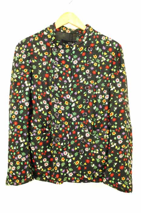 tricot COMME des GARCONS (トリココムデギャルソン) AD2005 花柄バンドカラージャケット レディース アウター