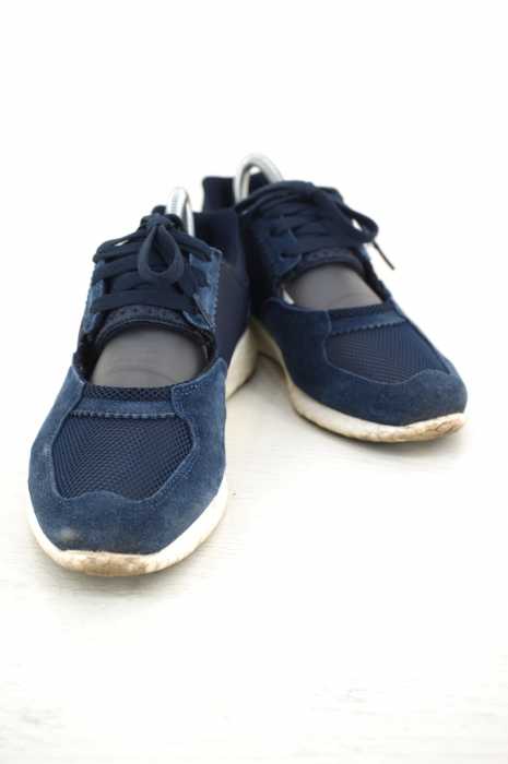 adidas×HYKE(アディダス×ハイク) MESH SNEAKER AOH-007 ブーストフォームソールメッシュ切替スウェオードローカットスニーカー レディース シューズ