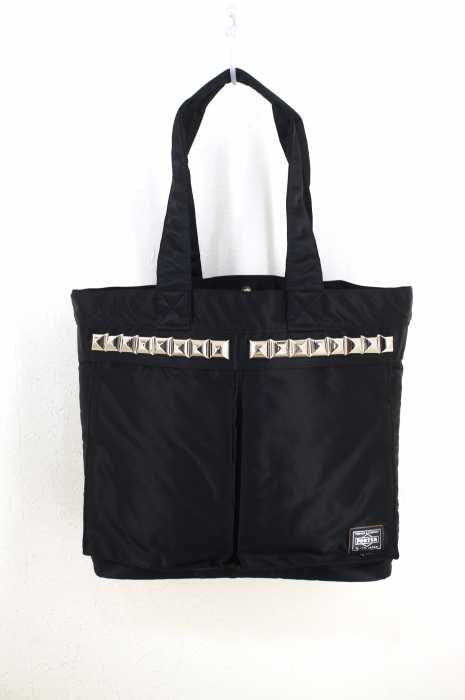 POTER × JAM HOME MADE（ポータージャムホームメイド） CAPSULE COLLECTION スタッズトートバッグ メンズ バッグ