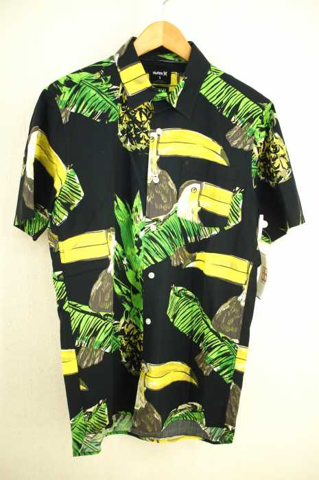 Hurley(ハーレー) キュウカンチョウプリント コットンアロハシャツ メンズ トップス