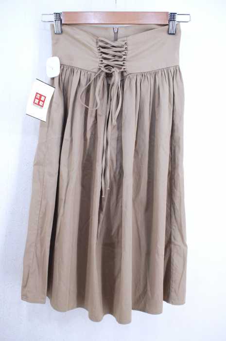 ZARA BASIC （ザラベーシック） レースアップギャザースカート レディース スカート