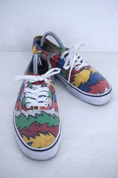 VANS (バンズ ) AUTHENTIC 総柄プリント ローカットスニーカー メンズ シューズ