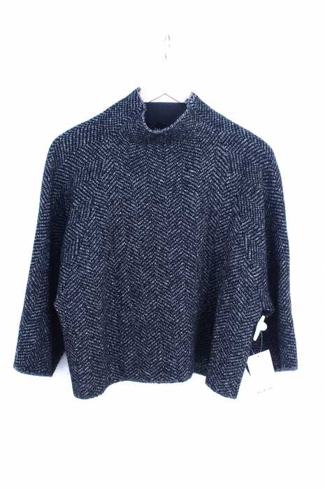 ZARA KNIT（ザラニット） ヘリンボーンパターンニット レディース トップス