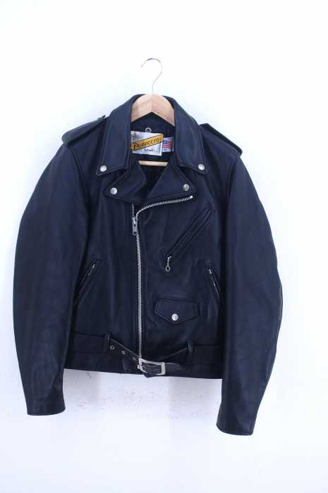 Schott （ショット） レザー ダブルライダースジャケット メンズ アウター