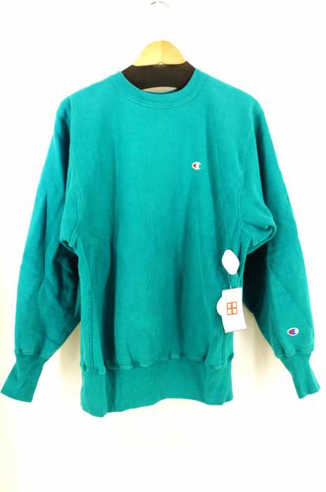 Champion （チャンピオン） 90S USA製 刺繍タグ REVERSE WEAVE 目有り 製品染めスウェット メンズ トップス