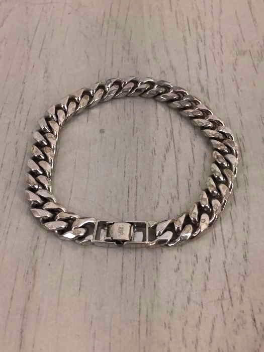 USED古着（ユーズドフルギ） SILVER刻印 チェーンブレスレット メンズ アクセサリー