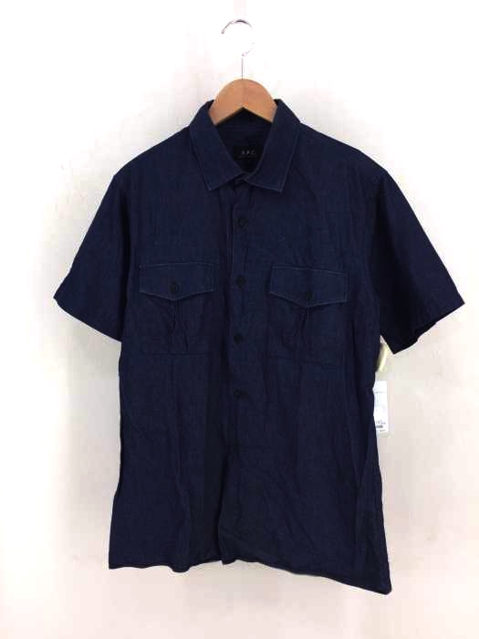 A.P.C.（アーペーセー） フラップポケット 半袖シャツ メンズ トップス