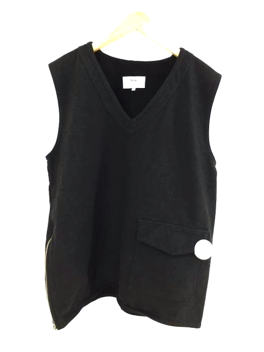 niche.（ニッチ） 16AW Pasar Vest ウールVネックプルオーバーベスト メンズ トップス