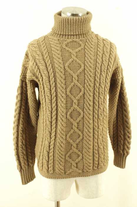 Guernsey WOOLLENS (ガンジーウーレンズ) ケーブル編みニット メンズ トップス
