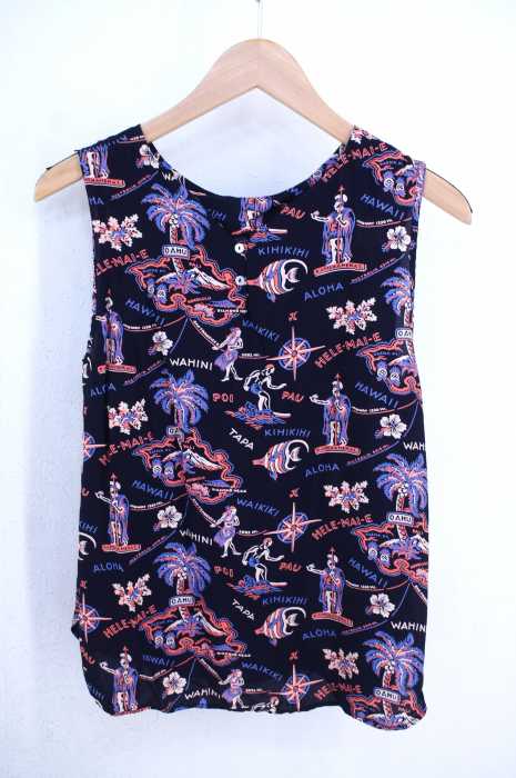 TOYO × BEAMS BOY （トウヨウ ビームスボーイ） アロハ ノースリーブシャツ レディース トップス
