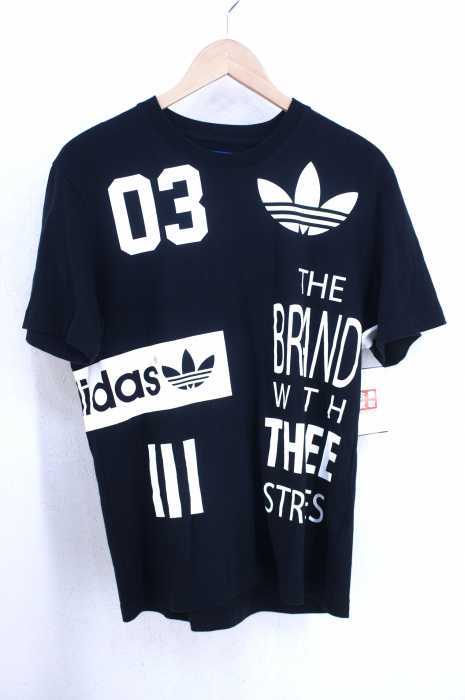 adidas (アディダス) トレフォイルロゴプリントクルーネックTee メンズ トップス
