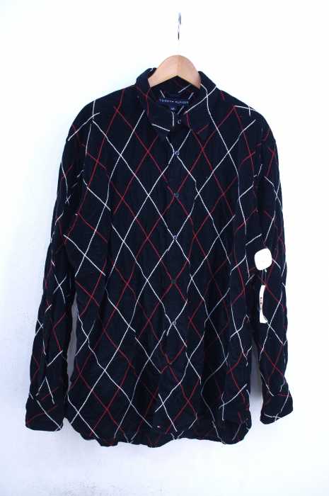 TOMMY HILFIGER (トミーヒルフィガー) アーガイル刺繍シャツ メンズ トップス