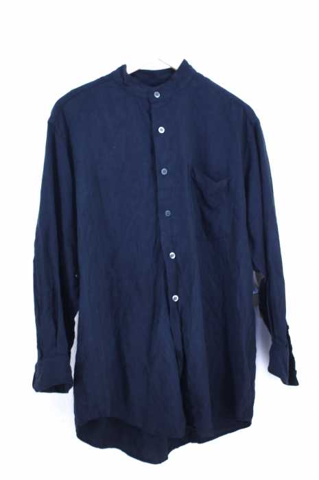im product ISSEY MIYAKE (アイムプロダクト イッセイミヤケ) バンドカラーシルクシャツ メンズ トップス