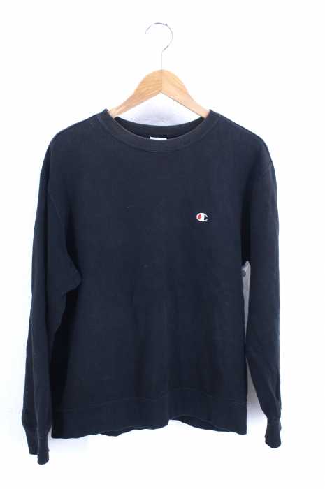 Champion （チャンピオン） ワンポイントロゴ刺繍クルーネックスウェット メンズ トップス