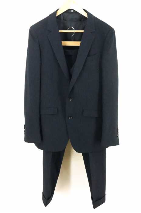 THE SUIT COMPANY （スーツカンパニー） 総柄2Bシングルテーラードジャケット スラックスパンツ 3ピース メンズ セットアップ