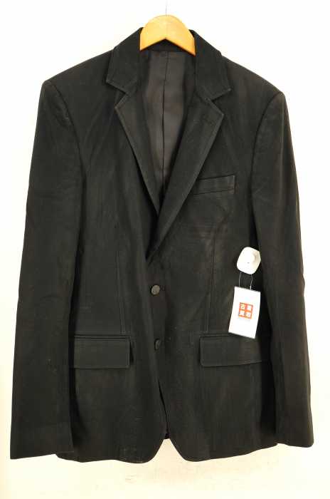 KARL LAGERFELD （カールラガーフェルド） 特殊光沢加工シングルテーラードジャケット メンズ アウター