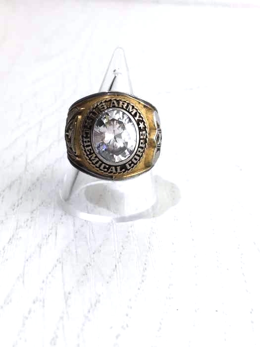 US ARMY（ユーエスアーミー） CHEMICAL CORPS RING メンズ アクセサリー