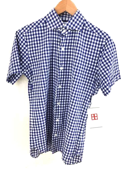 BEAMS（ビームス） 19SS ギンガムチェック リネン混ボタンシャツ メンズ トップス