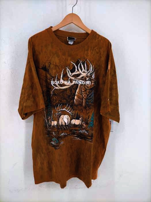 BOKU HA TANOSHII（ボクハタノシイ） on USED クルーネックTシャツ メンズ トップス