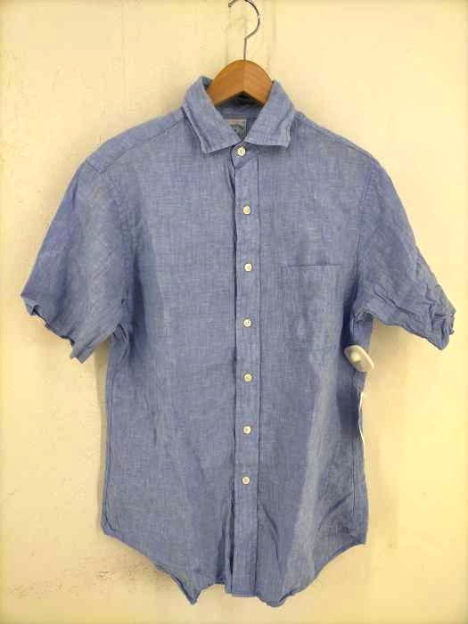 BROOKS BROTHERS（ブルックスブラザーズ） SLIM FIT リネン半袖シャツ メンズ トップス