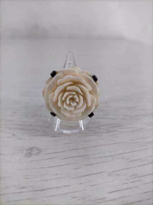 USED古着（ユーズドフルギ） バラモチーフリング SV925 レディース アクセサリー