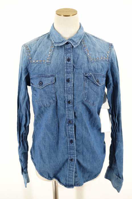 Gap （ギャップ） スタッズデニムウエスタンシャツ レディース トップス