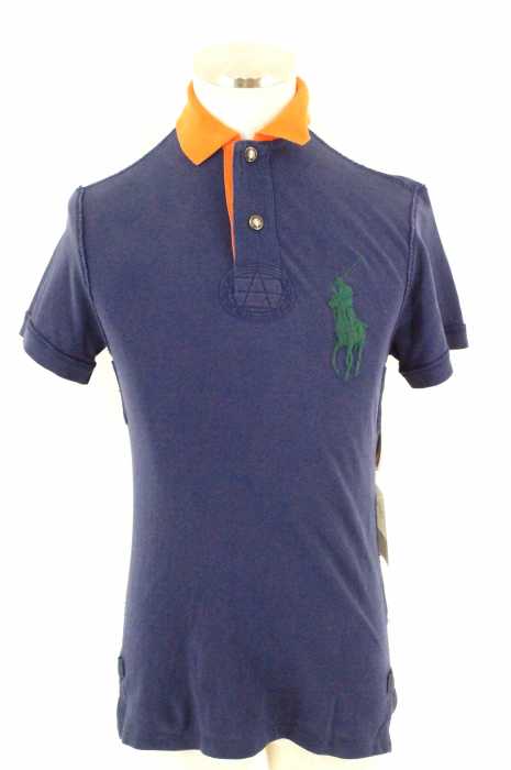 Polo by RALPH LAUREN （ポロバイラルフローレン） カスタムフィット ビッグポニー ポロシャツ　スナップボタン メンズ トップス