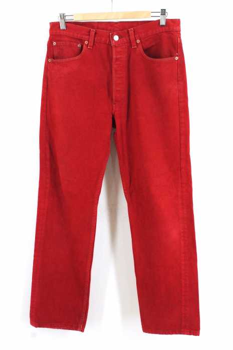 Levi's (リーバイス) USA製 80s 製品染カラーデニムパンツ メンズ パンツ