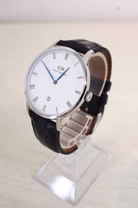 Daniel Wellington　（ダニエルウェリントン） Dapper Reading ダッパー レディング 型押しレザーベルト腕時計 メンズ ファッション雑貨