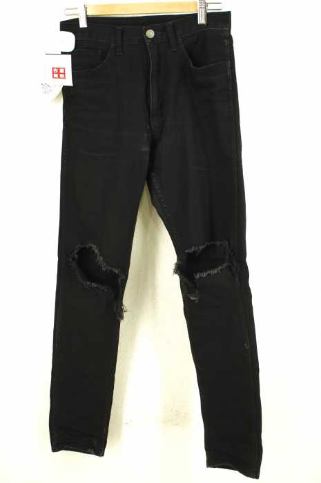 The Letters (ザ レターズ) 16AW 5 Pocket Crash Stretch Denim デニムパンツ メンズ パンツ