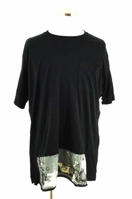 MIHARA YASUHIRO （ミハラヤスヒロ） 15SS バンダナ切替ビックTシャツ メンズ トップス