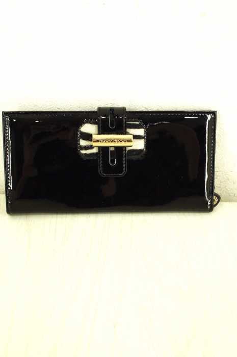 JIMMY CHOO (ジミーチュウ) エナメルウォレット 長財布 レディース 財布・ケース