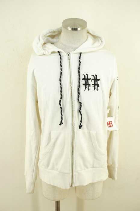 BEENTRILL （ビーントリル） Print Zip Hoodie 袖プリントジップアップパーカー メンズ トップス