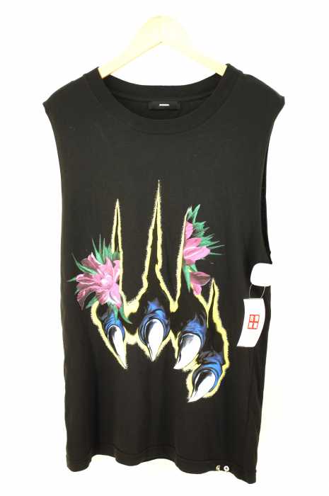 DIESEL （ディーゼル） T-WESSY-O ノースリーブプリントカットソー レディース トップス