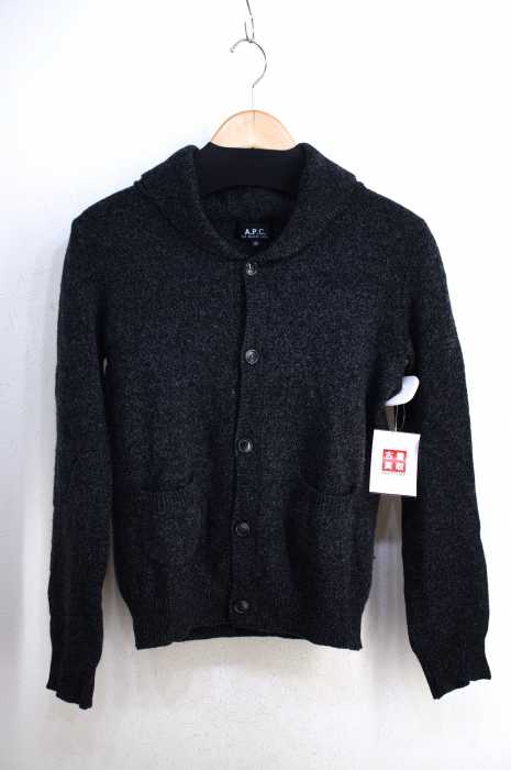 A.P.C. （アーペーセー） ショールカラーニットカーディガン レディース トップス