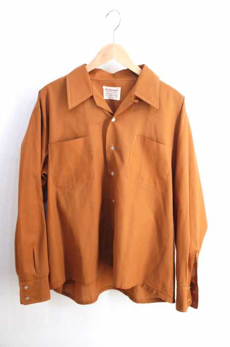RICHMAN BROTHERS（フメイ） 70S オープンカラーボックスシャツ メンズ トップス