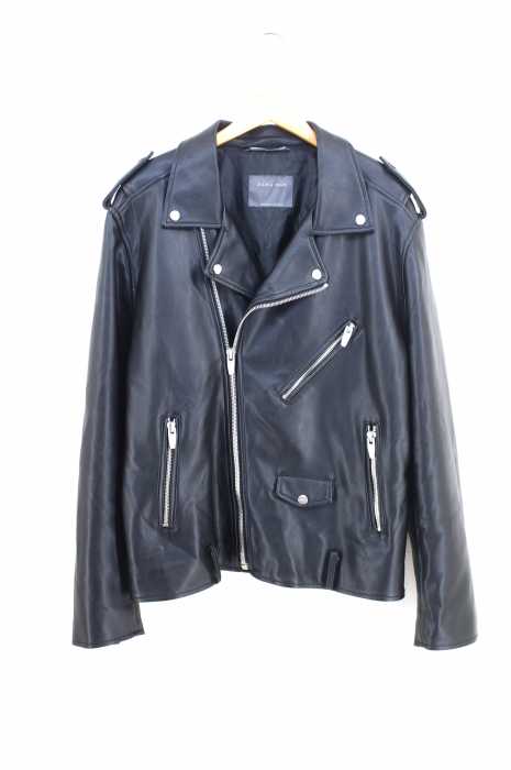 ZARA MAN （ザラマン） フェイクレザーダブルライダース メンズ アウター
