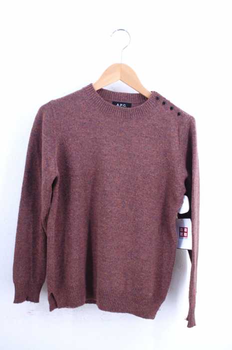 A.P.C. （アーペーセー） ショルダーボタンニットセーター レディース トップス