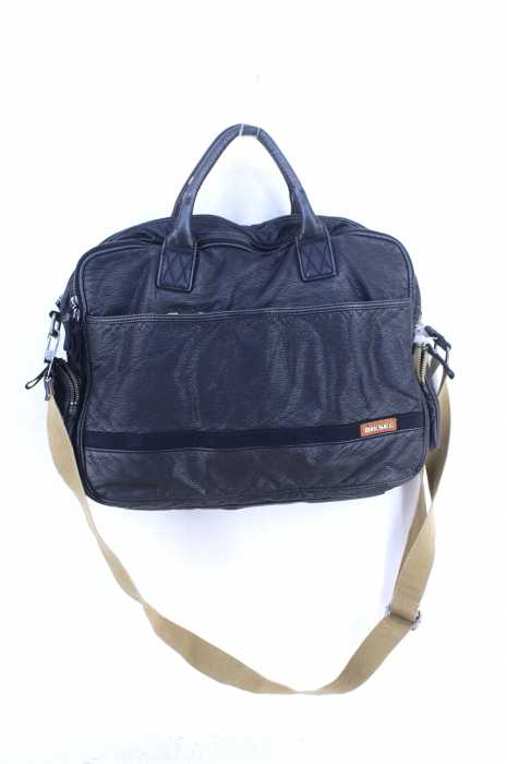 DIESEL （ディーゼル） インナーケース付きレザーブリーフケース メンズ バッグ
