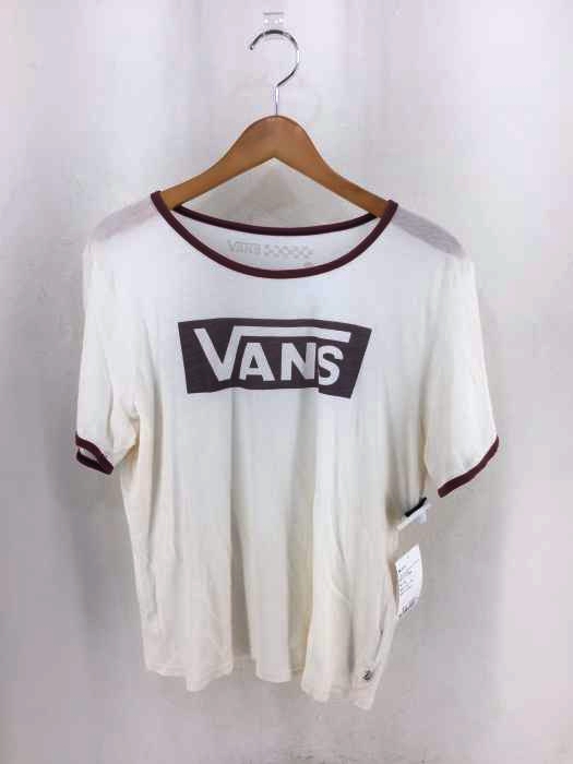 VANS（バンズ） ロゴプリント リンガーTシャツ レディース トップス