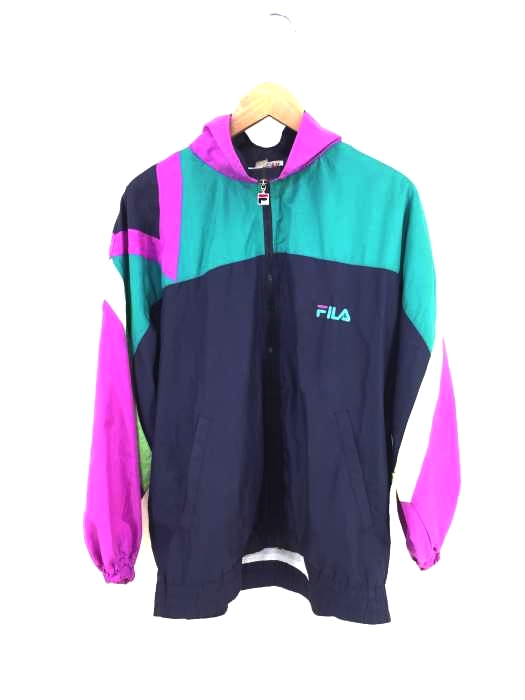 FILA（フィラ） 70~80年代 マルチカラージップアップジャケット メンズ アウター
