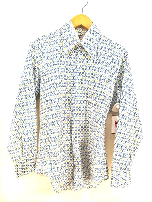 USED古着（ユーズドフルギ） 70S JONATHAN HILL 総柄ウエスタンシャツ メンズ トップス