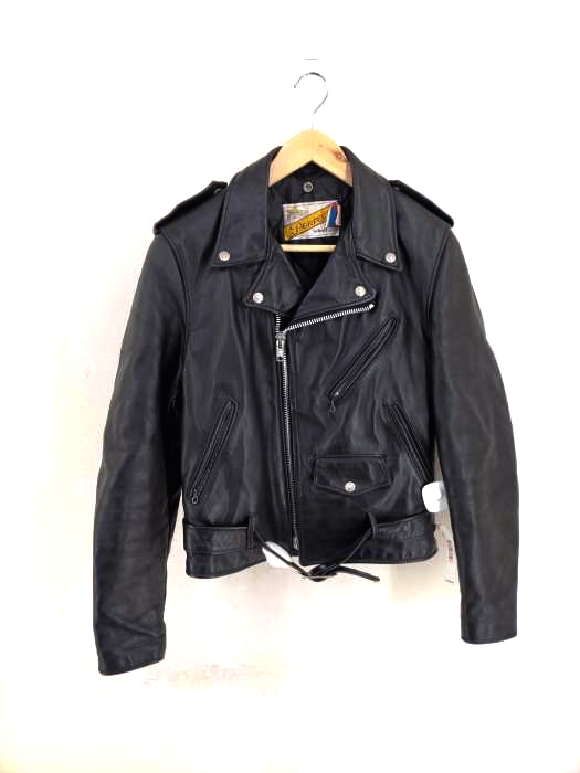 Schott（ショット） 80~90S バイカータグ後期 ダブルライダースジャケット メンズ アウター