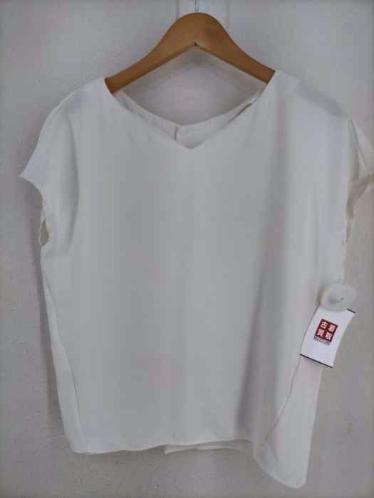 UNITED ARROWS green label relaxing（ユナイテッドアローズグリーンレーベルリラクシング） CS P ハートネック フレンチスリーブ ブラウス レディース トップス